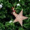 Glittering Christmas Tree Decoration Ornaments,20cm (Rose Gold)